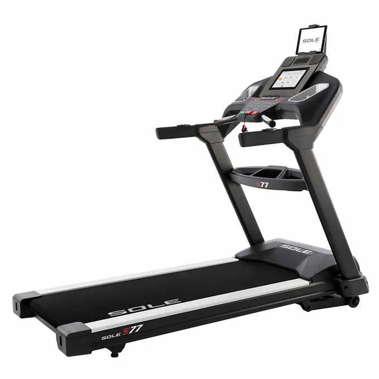 Sole S77 4.0 HP Non-Folding Light Commercial Treadmill with Touchscreen - Chicken Pieces