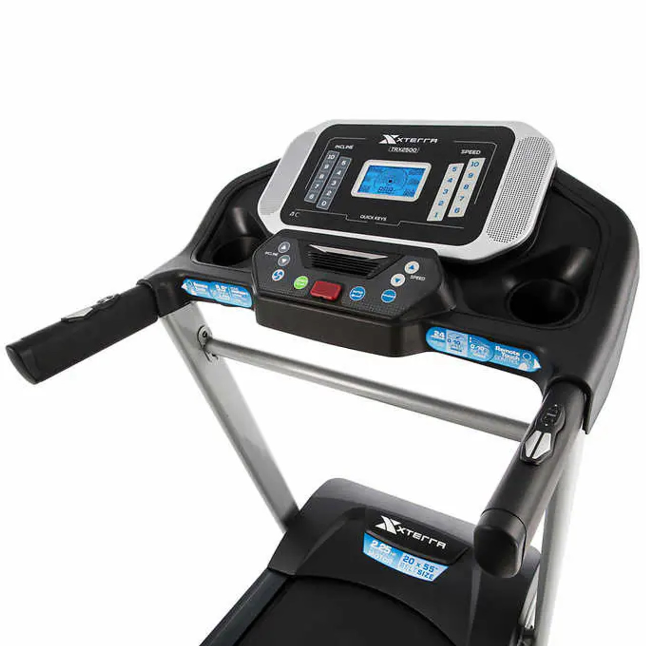 XTERRA TRX2500 2.25 HP Folding Treadmill - Chicken Pieces