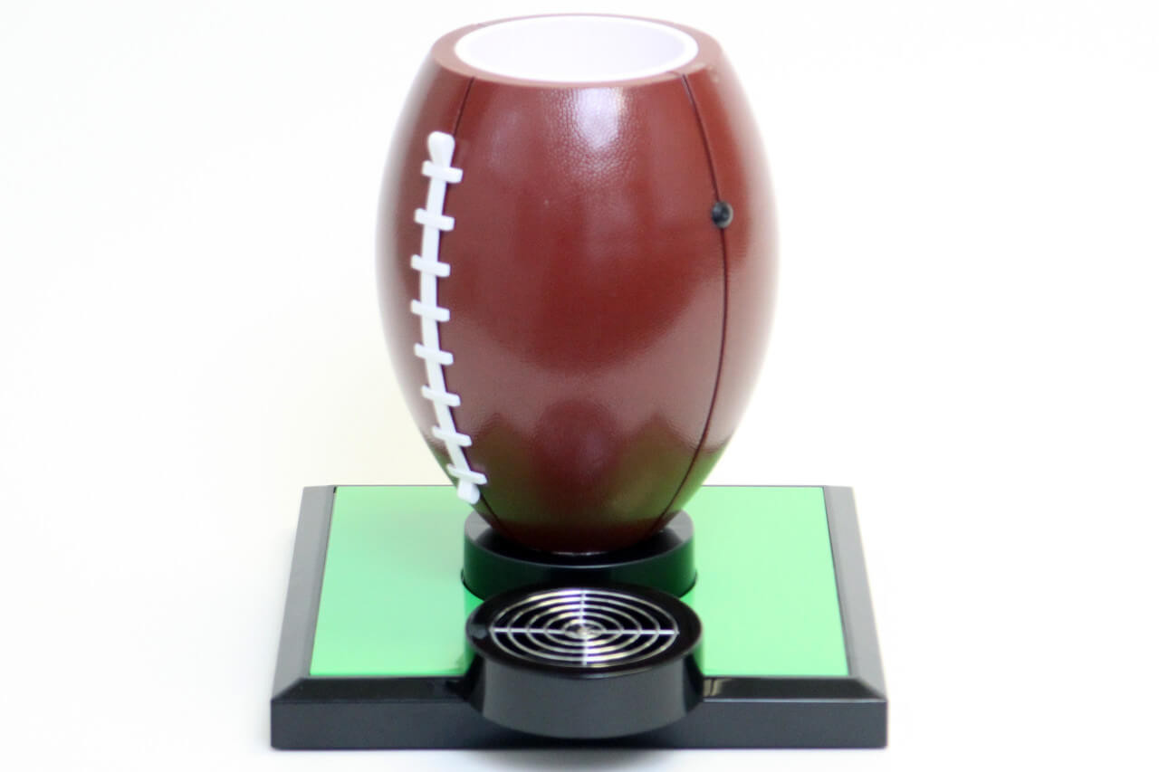 Beer Tubes 1/4 128 oz. Super Tube Football Beer Tower - Football Base Design - Chicken Pieces