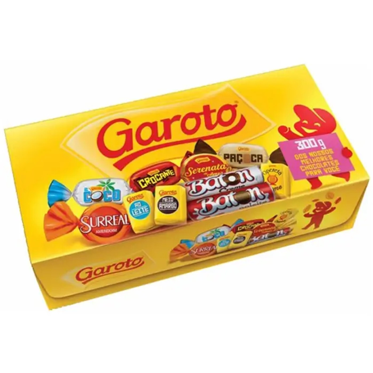 Garoto Assorted Chocolate Bonbons (30/Case) 250g - Irresistible Brazilian Treats - Chicken Pieces