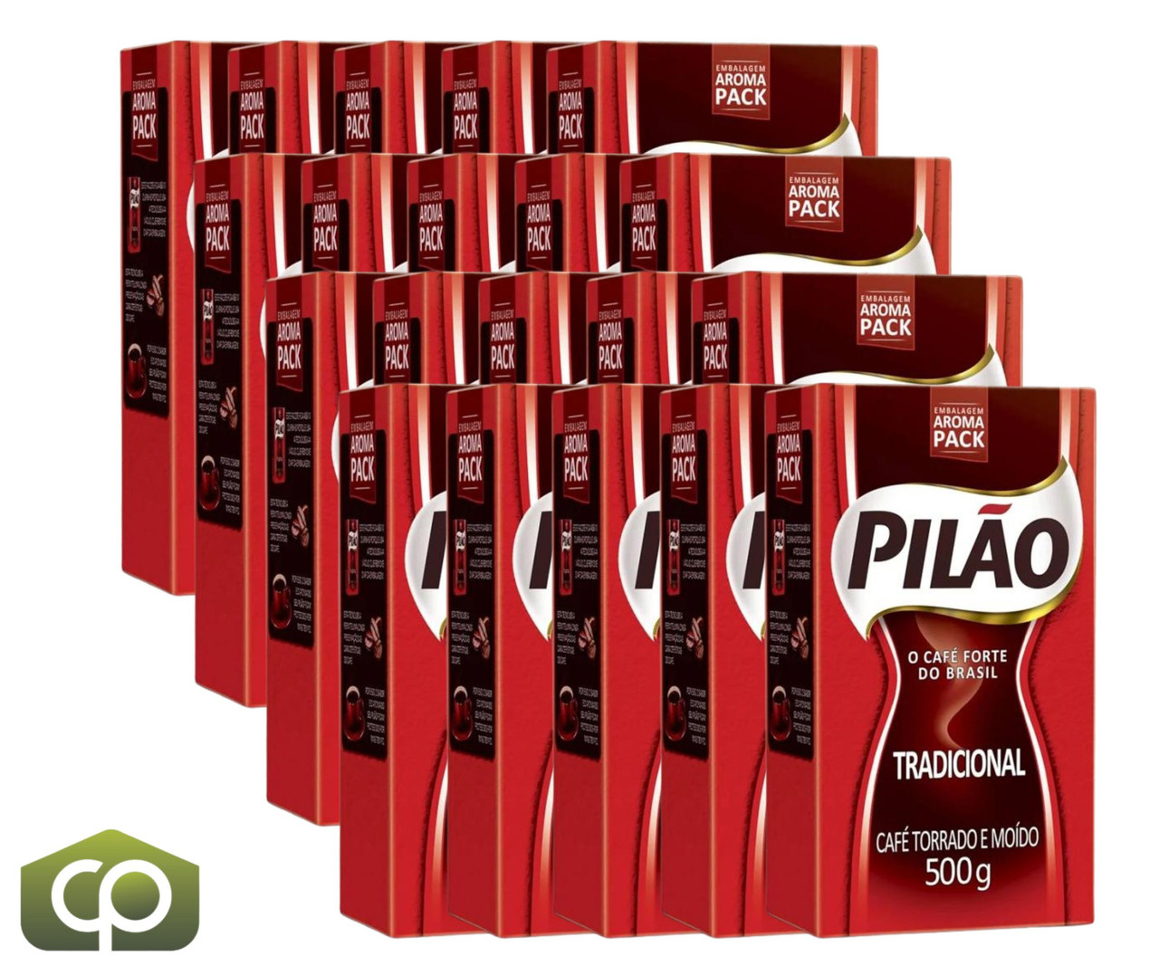 Pilão Traditional Coffee 2001 Attribute (20/Case) 500g - Rich Brazilian Blend - Chicken Pieces