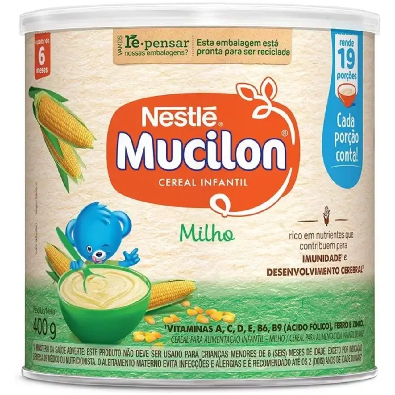 Nestlé Mucilon Corn Cereal (18/Case) 400g - Nutritious Baby Food - Chicken Pieces