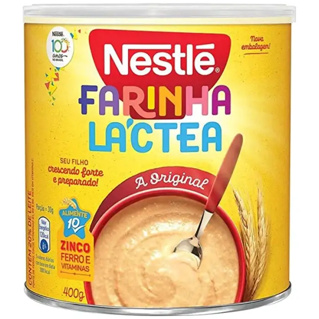 Nestlé Farinha Láctea (24/Case) 360g - Nutrient-Rich Milk Powder for Infants - Chicken Pieces