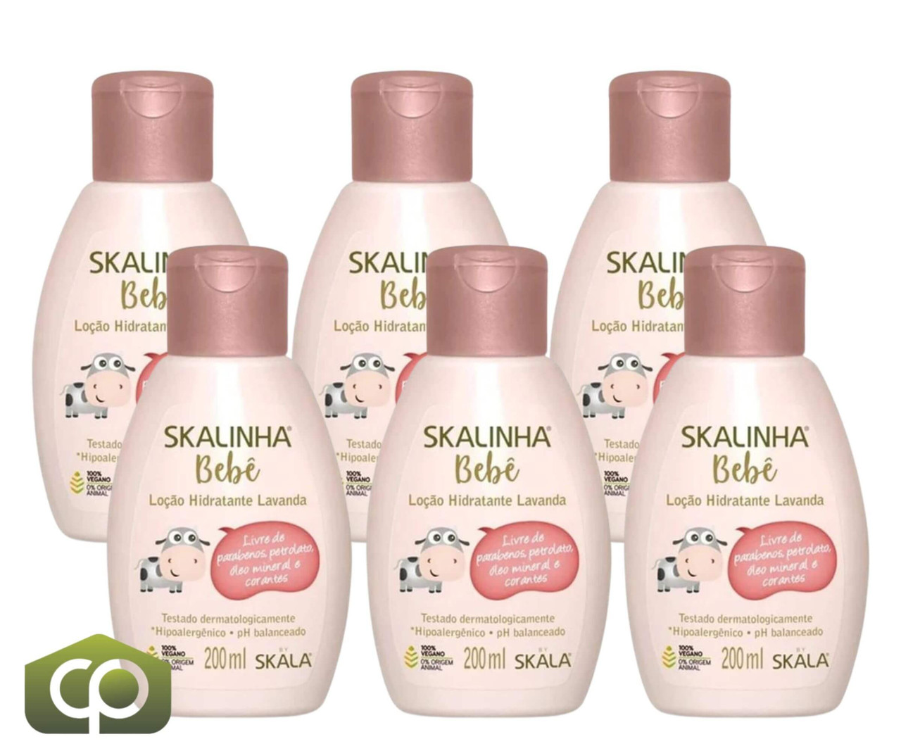 Skalinha Lavender Moisturizing Lotion (6/Case) 200ml - Hydration with Lavender - Chicken Pieces