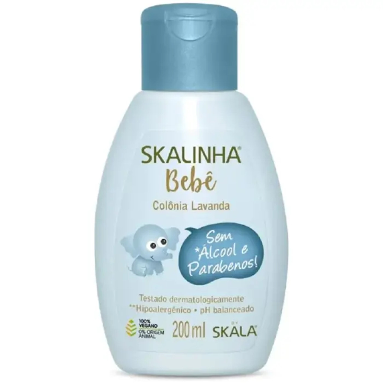 Skalinha Lavender Baby Cologne (6/Case) 200ml - Gentle Fragrance for Baby's Skin - Chicken Pieces