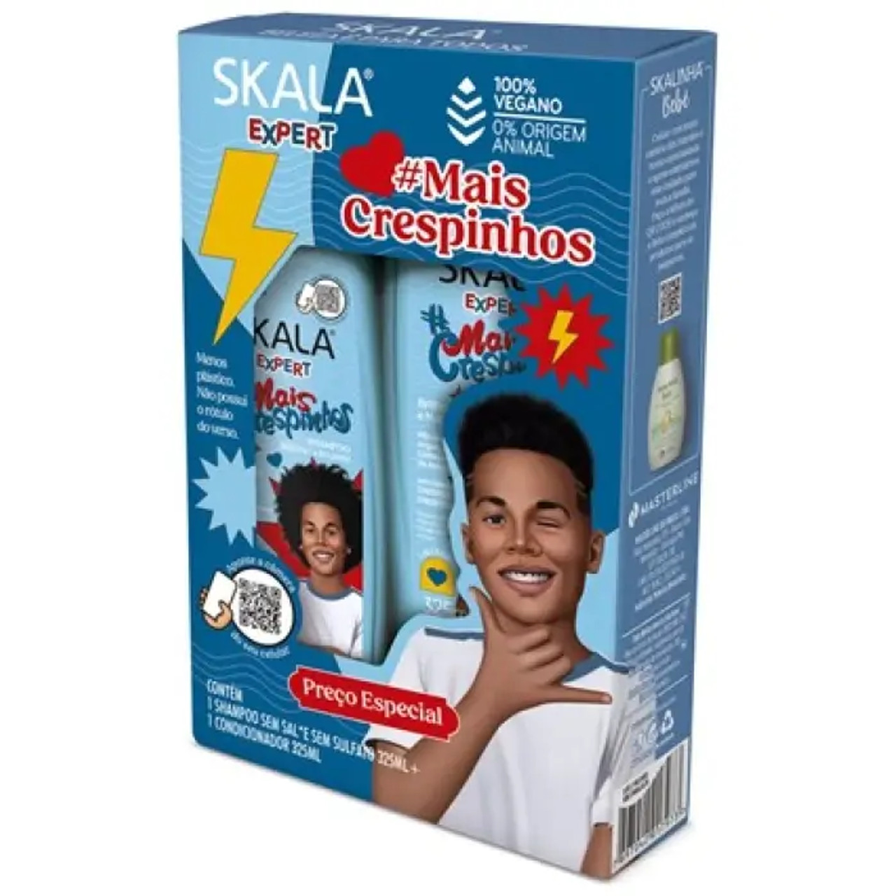 Skala Expert 'Even More Curls' Kids Sham+Cond Kit - 6 Packs (12 Units x 325ml) - Chicken Pieces