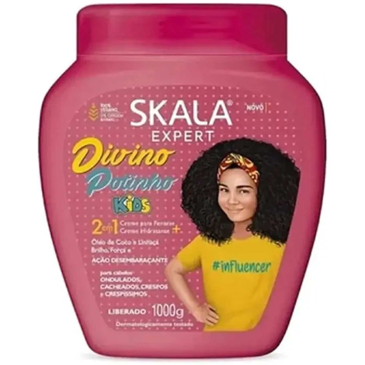 Skala Kids Expert Divine Hair Cream - Nourishing Hair Treatment (6 Case) 1000g - Chicken Pieces