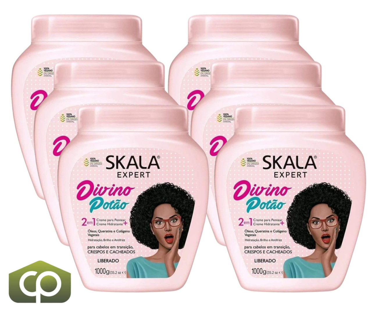 SKALA Expert Divino Potão Hair Cream 6-CASE - 1000g Each | Healthy Hair - Chicken Pieces