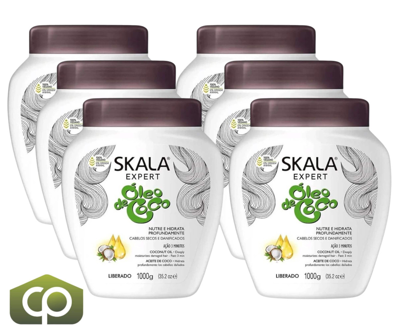 SKALA Expert Divino Potão Hair Cream 6-CASE - 1000g Each | Healthy Hair - Chicken Pieces