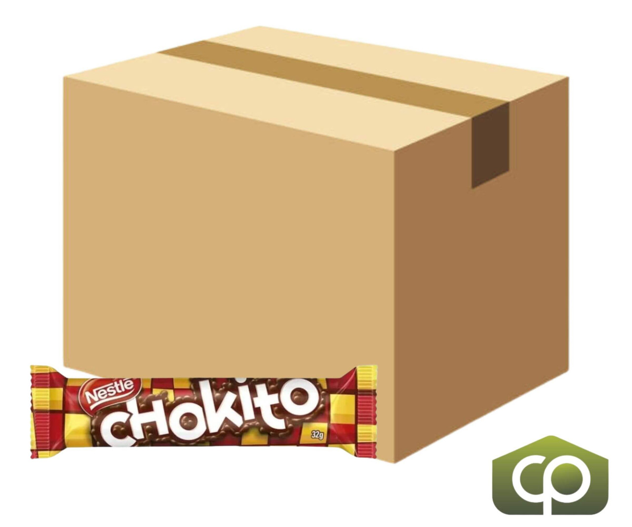 NESTLE Chokito Chocolate Bar 30-CASE - 32g Each | Crunchy Caramel Delight - Chicken Pieces