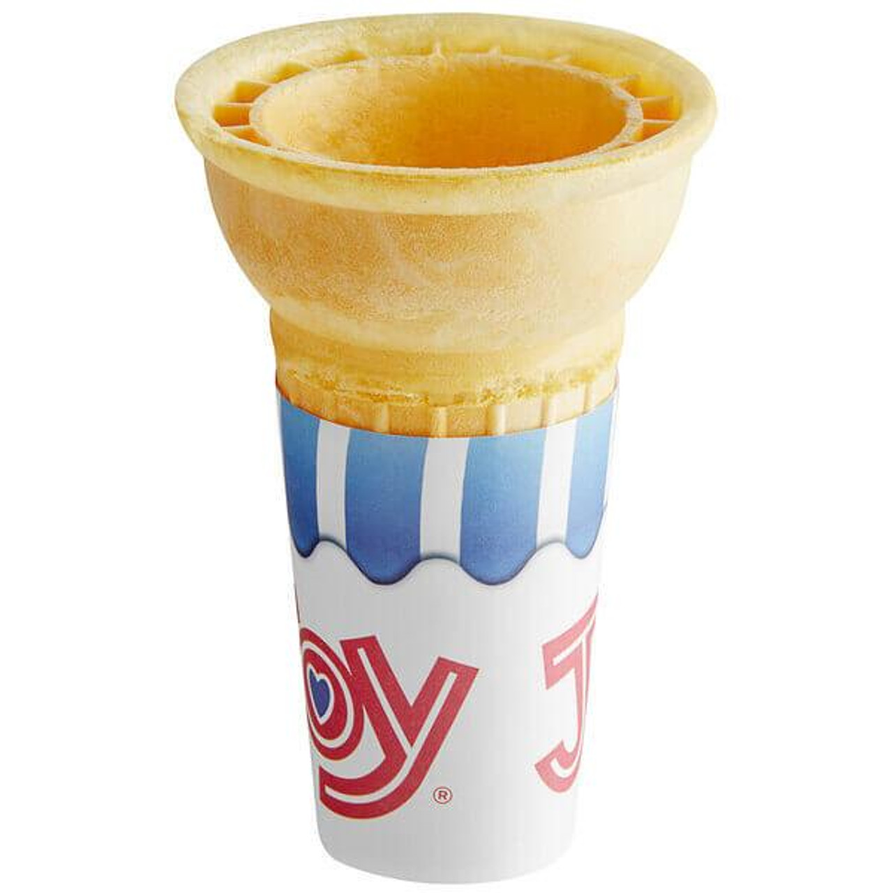  JOY #80 Flat Bottom Jacketed Cake Cone - 320/Case (24 cases/PALLET)- TOTAL 25344 CONES 