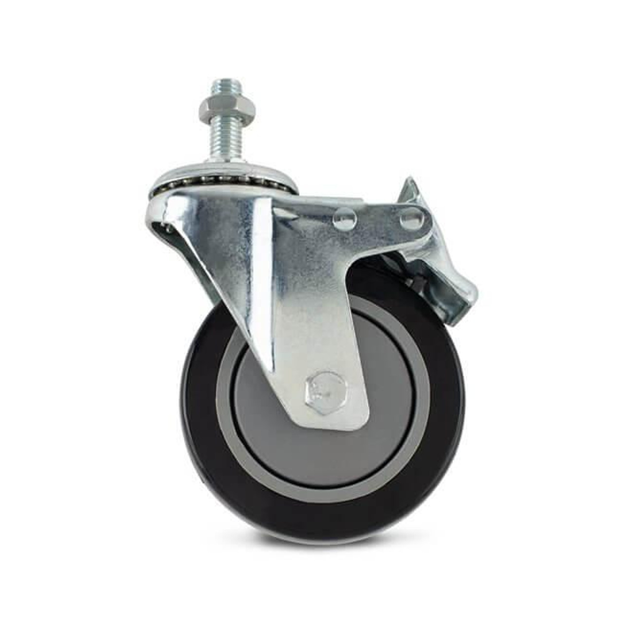 Rack Force RACK FORCE Replacement Locking Wheel for Z-Racks - 4" Diameter, 1" Thread Stem 