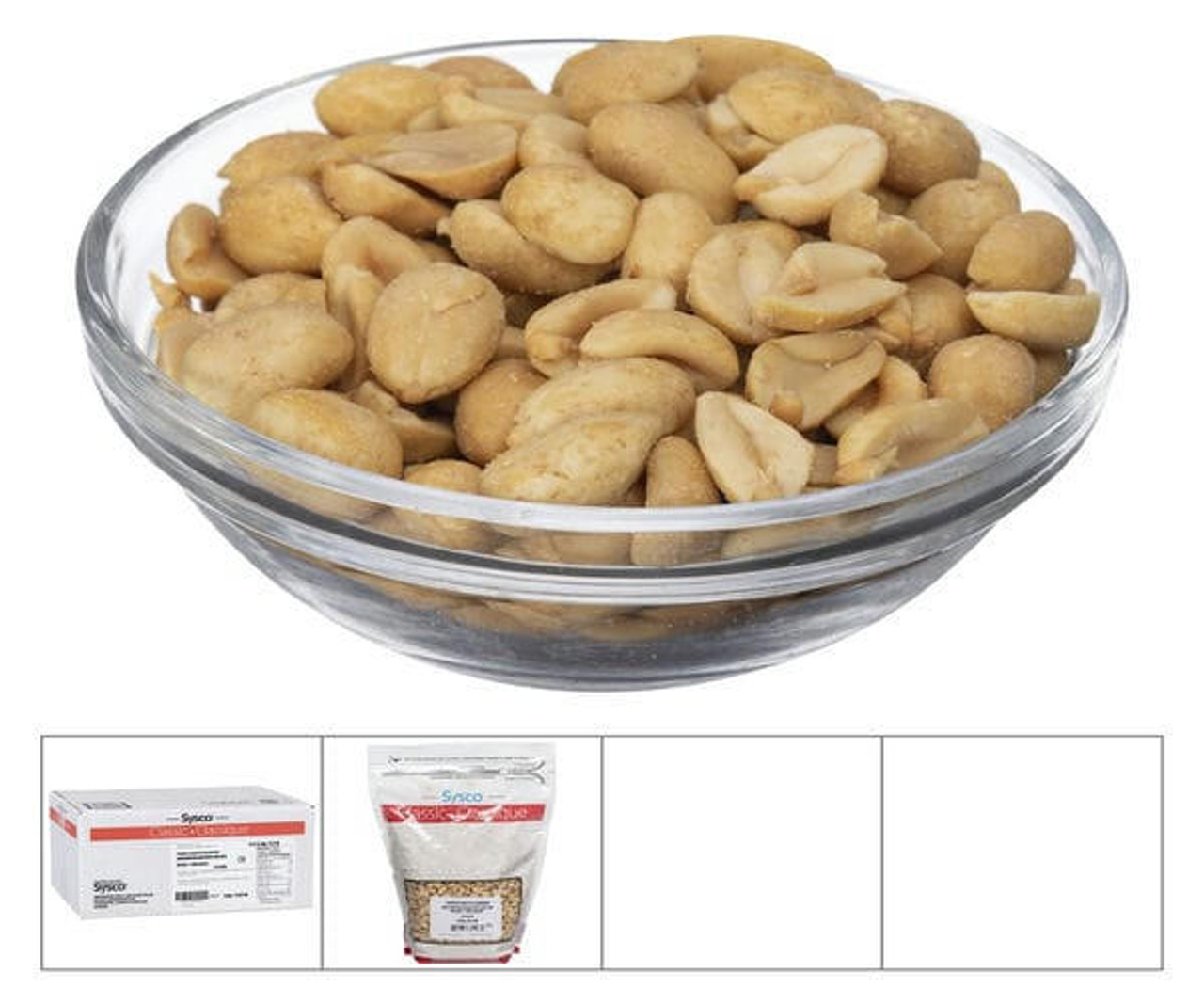  Sysco Classic Peanut Blanched Roasted No Salt 1.5KG/3.31 LBS Bulk size (2/Case) 