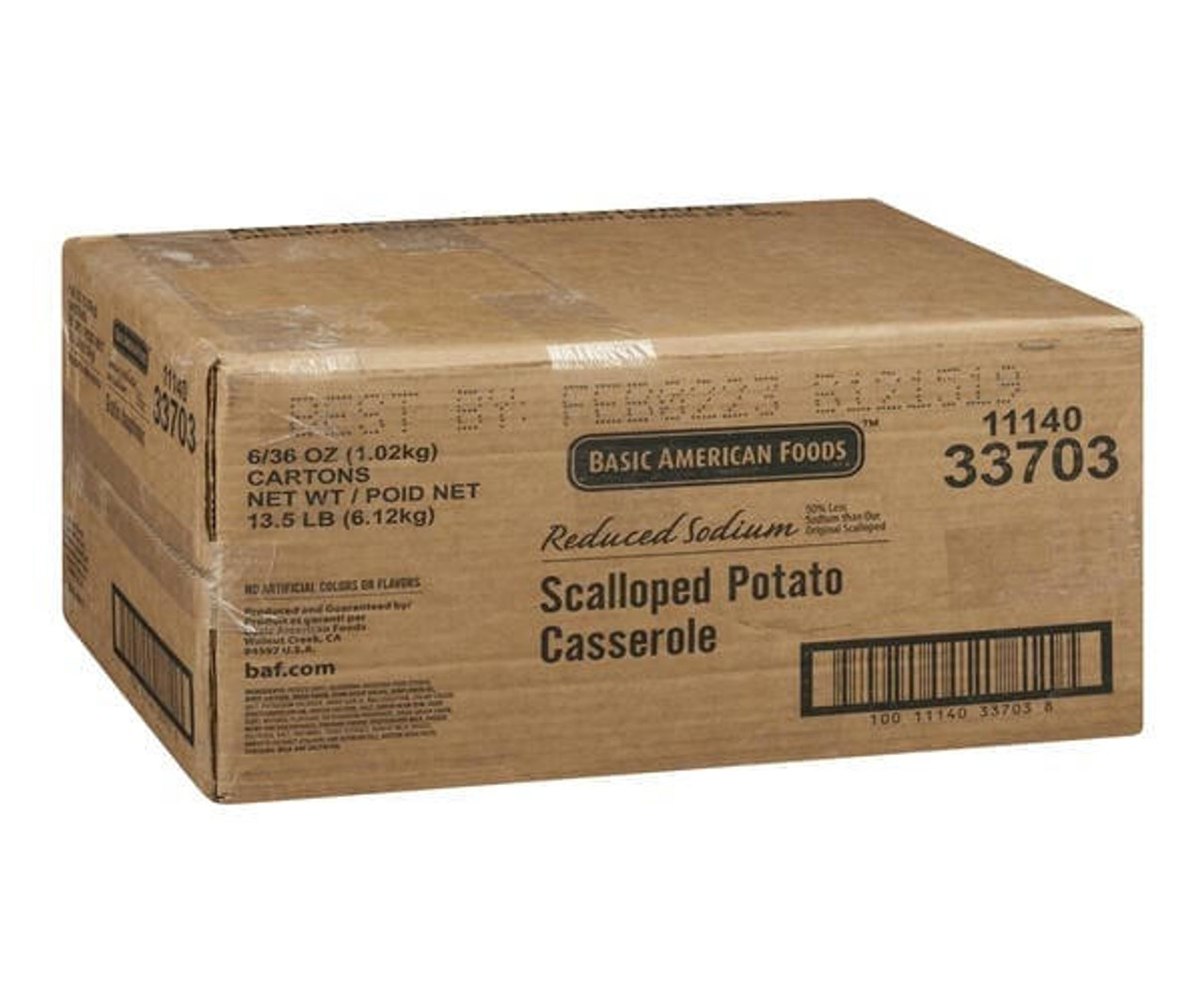 Chicken Pieces Basic American Potato Scalloped Reduced Sodium 1.02KG/2.2LBS (6/Case) 