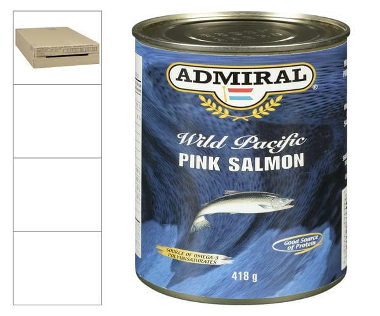 Chicken Pieces Admiral Salmon Pink 418 GM/15 oz (24/Case) 