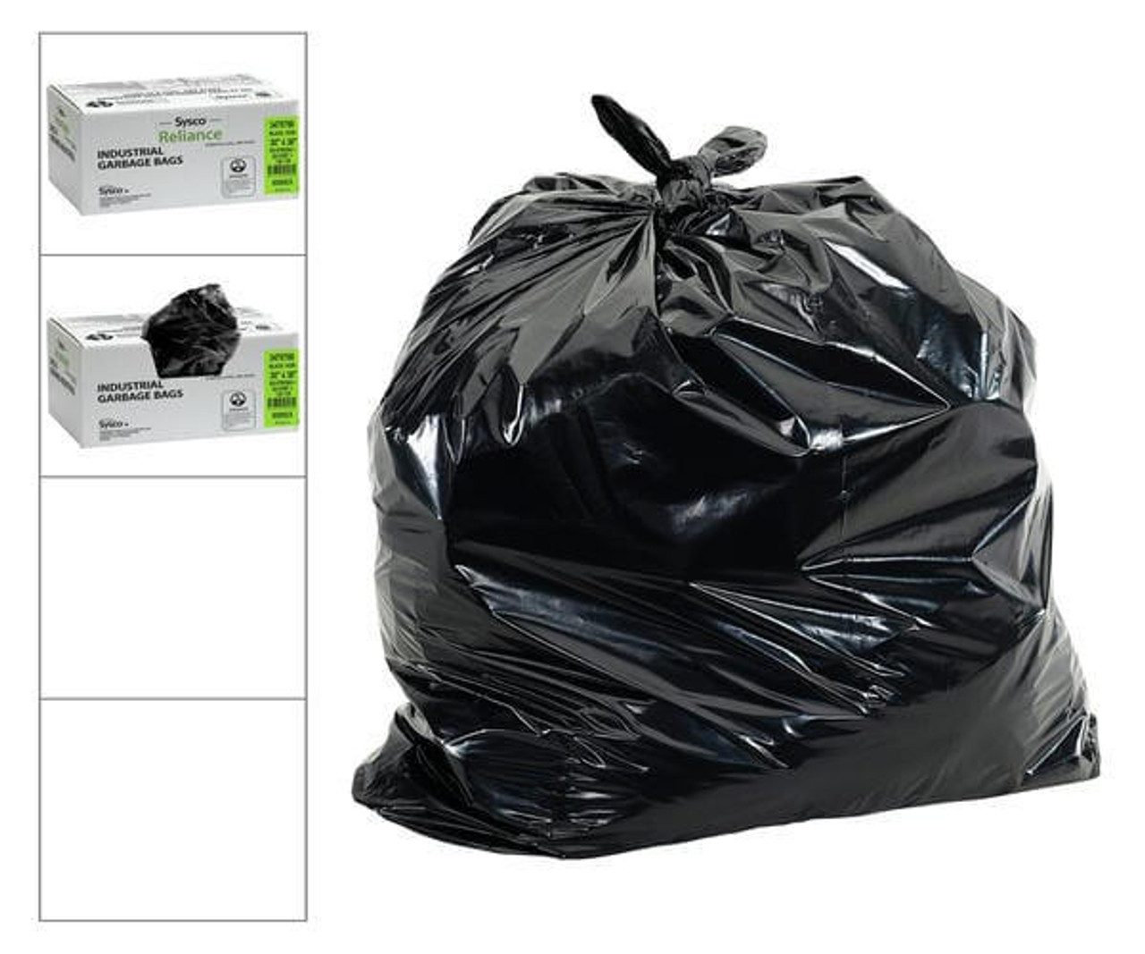 Chicken Pieces Sysco Reliance Bag Garbage Extra Strong Black 30x38  (125/Case) 