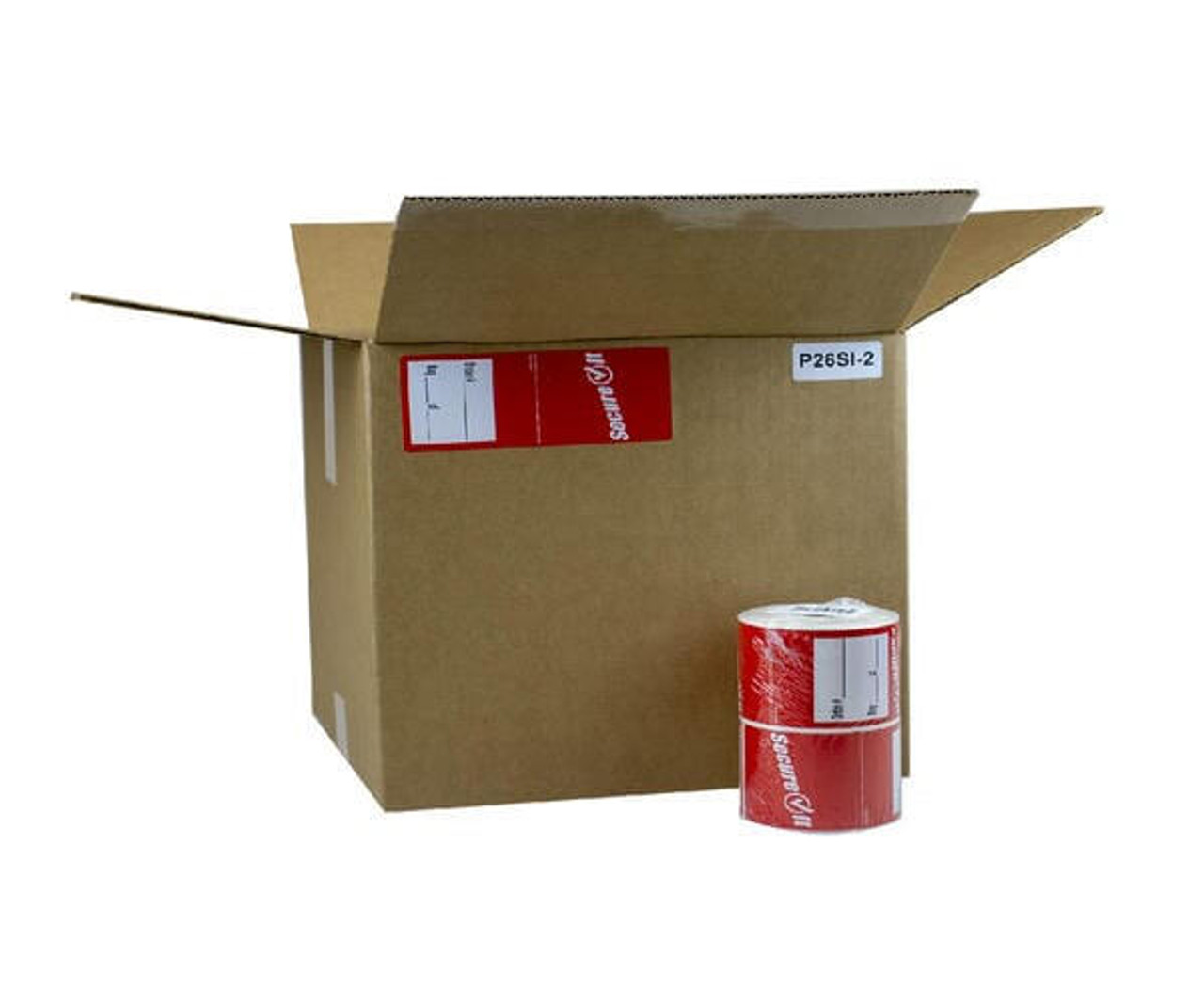 Chicken Pieces National CHECKING Label Roll 2.5x6 Secure It Red 250 labels/roll - 2 rolls/pack 