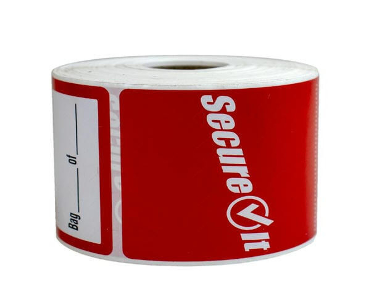 Chicken Pieces National CHECKING Label Roll 2.5x6 Secure It Red 250 labels/roll - 2 rolls/pack 