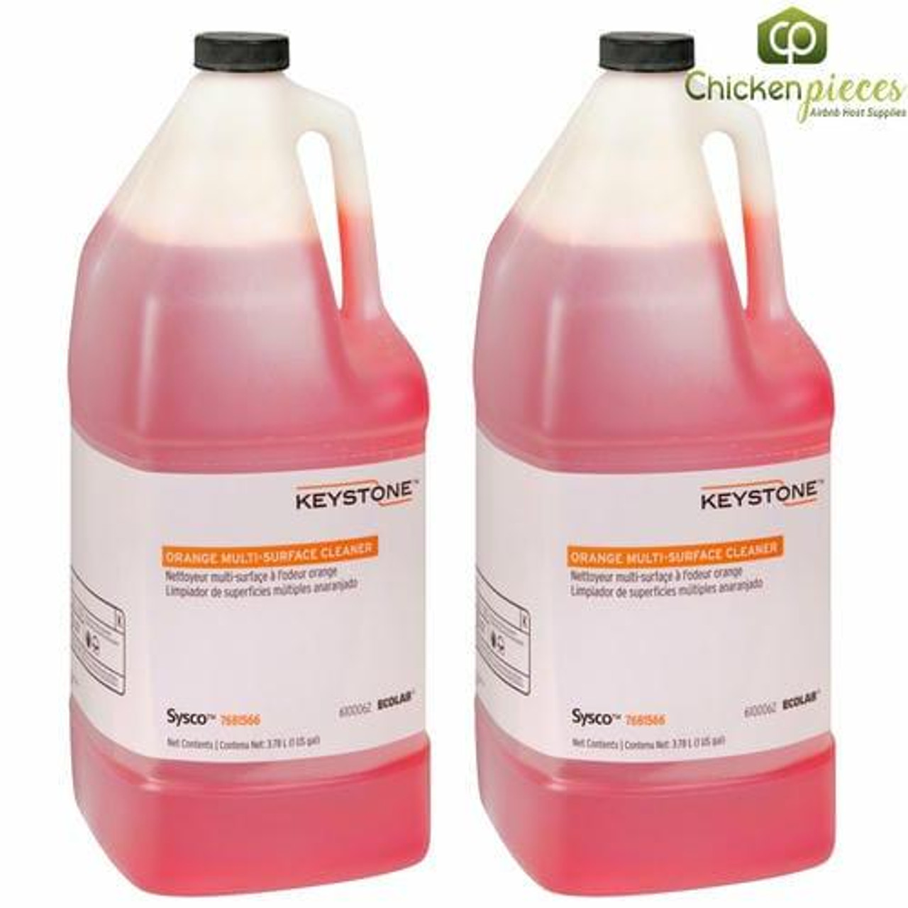 Chicken Pieces Keystone Cleaner All Purpose Orange 3.78L/1 Gallon (2/Case) 