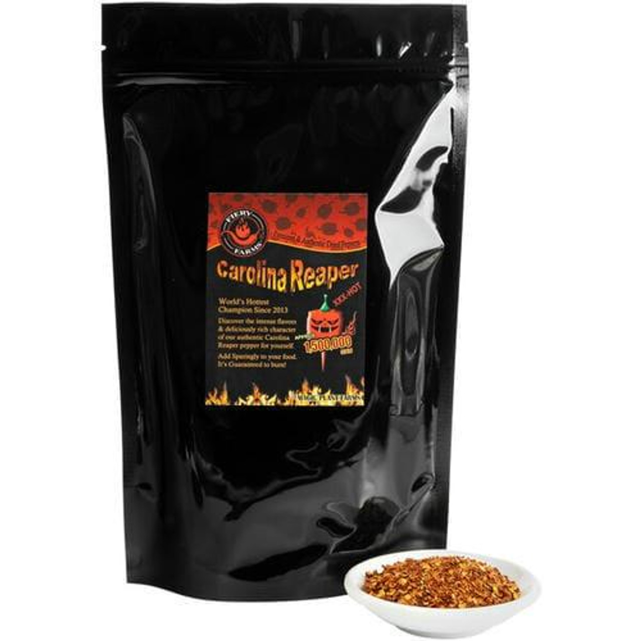  Fiery Farms Red Carolina Reaper Pepper Flakes 1KG/2.2 lbs Extremely Hot Peppers 