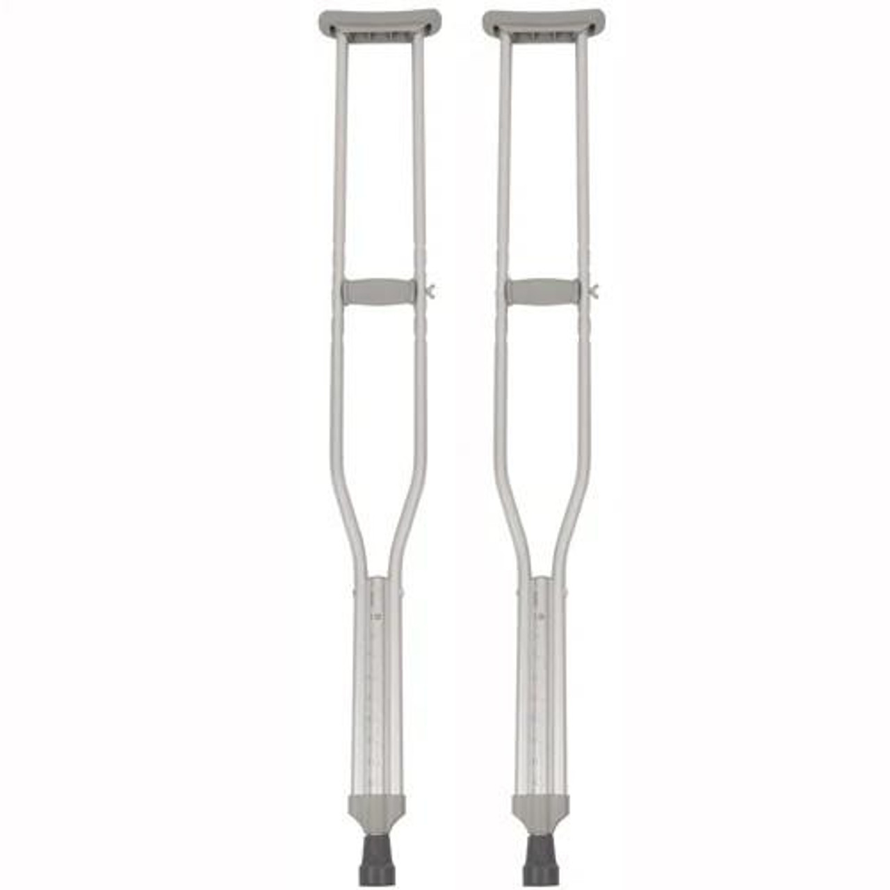  Drive Medical 1 PUSH -BUTTON CRUTCHES ,INCLUDING TIPS HANDGRIP,UNDERARM PADS-TALL 5'10"-6'6" 