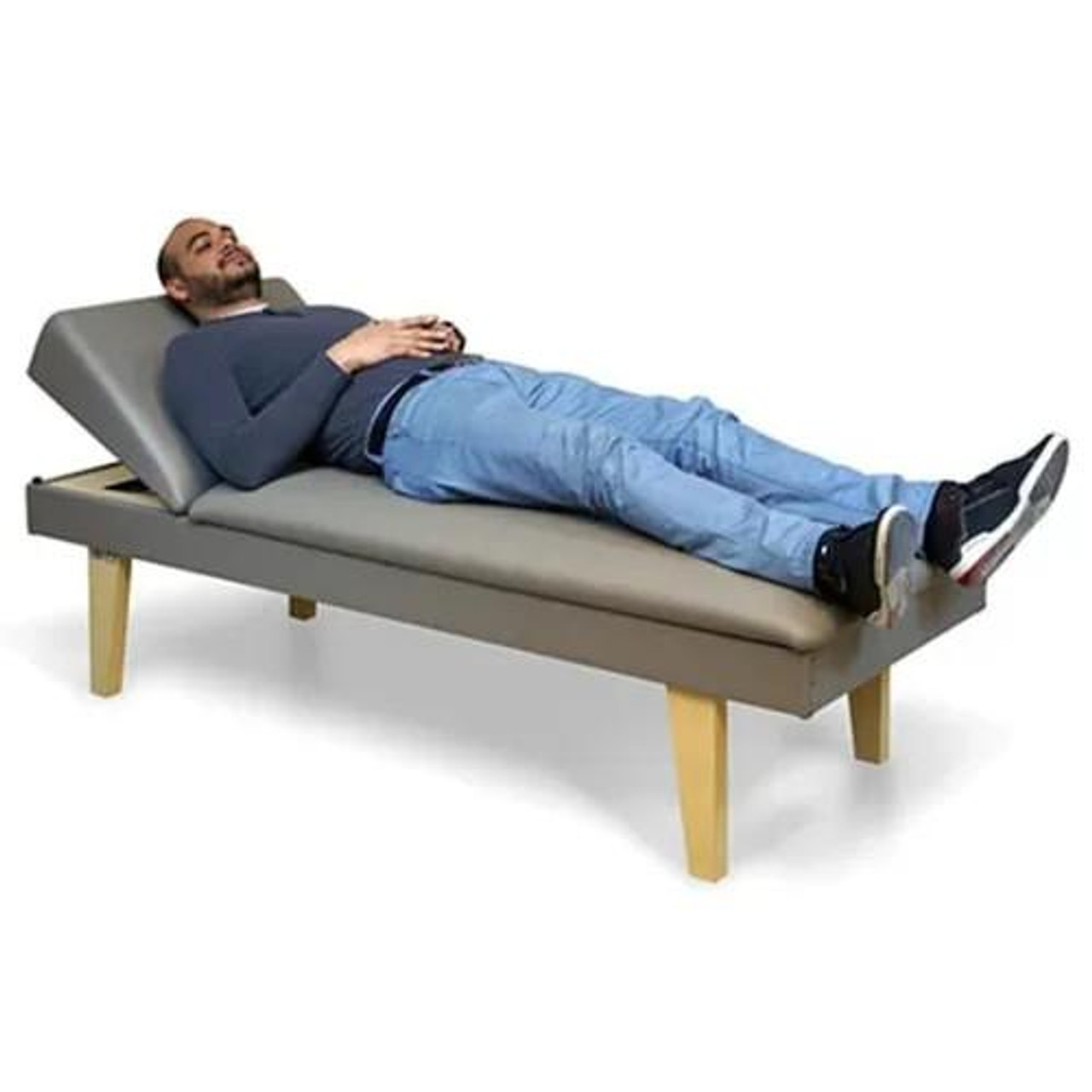  Hausmann Industries Recovery Couch with Adjustable Headrest & Foam Padding 