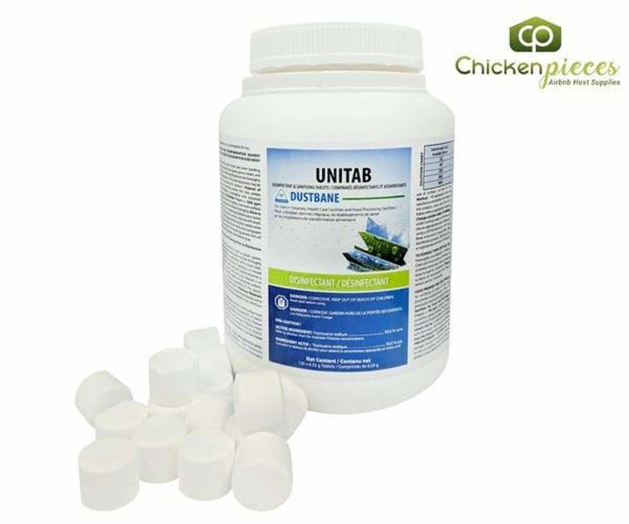  Dustbane UniTab Disinfectant And Sanitizing Tablets, 120/PACK(2/Case) 