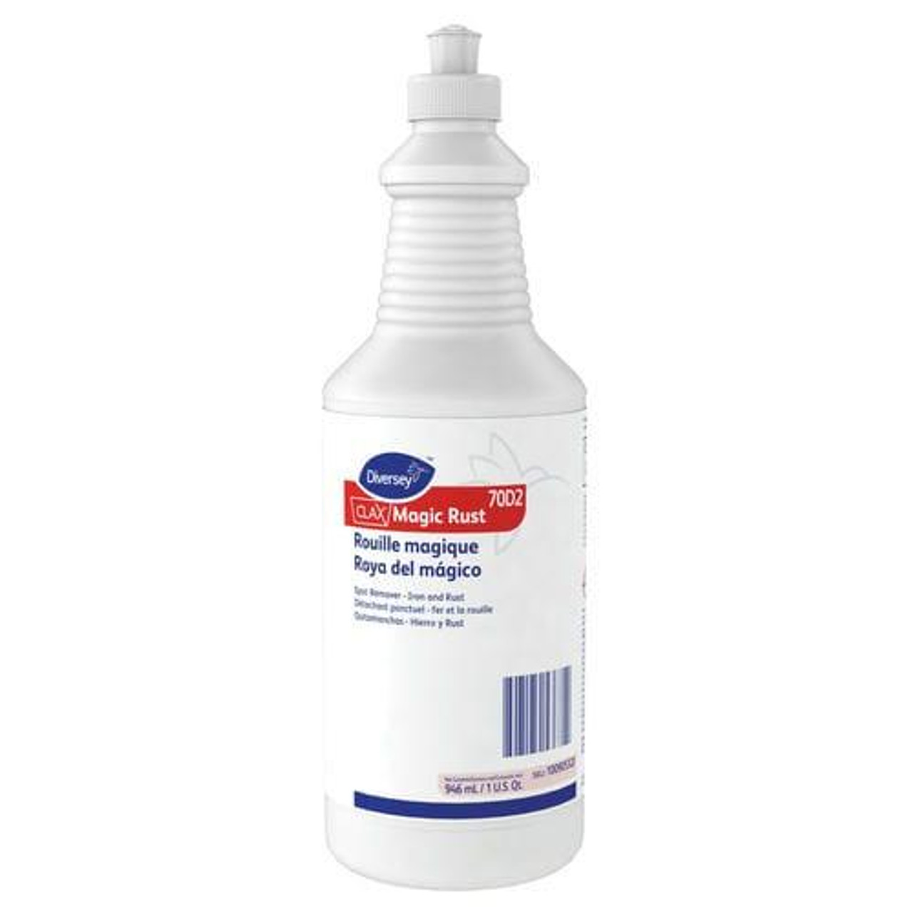 Diversey Divsery Clax Magic Rust Spot Remover - Iron and Rust Spray Bottle 946mL/32 oz (6/Case) 