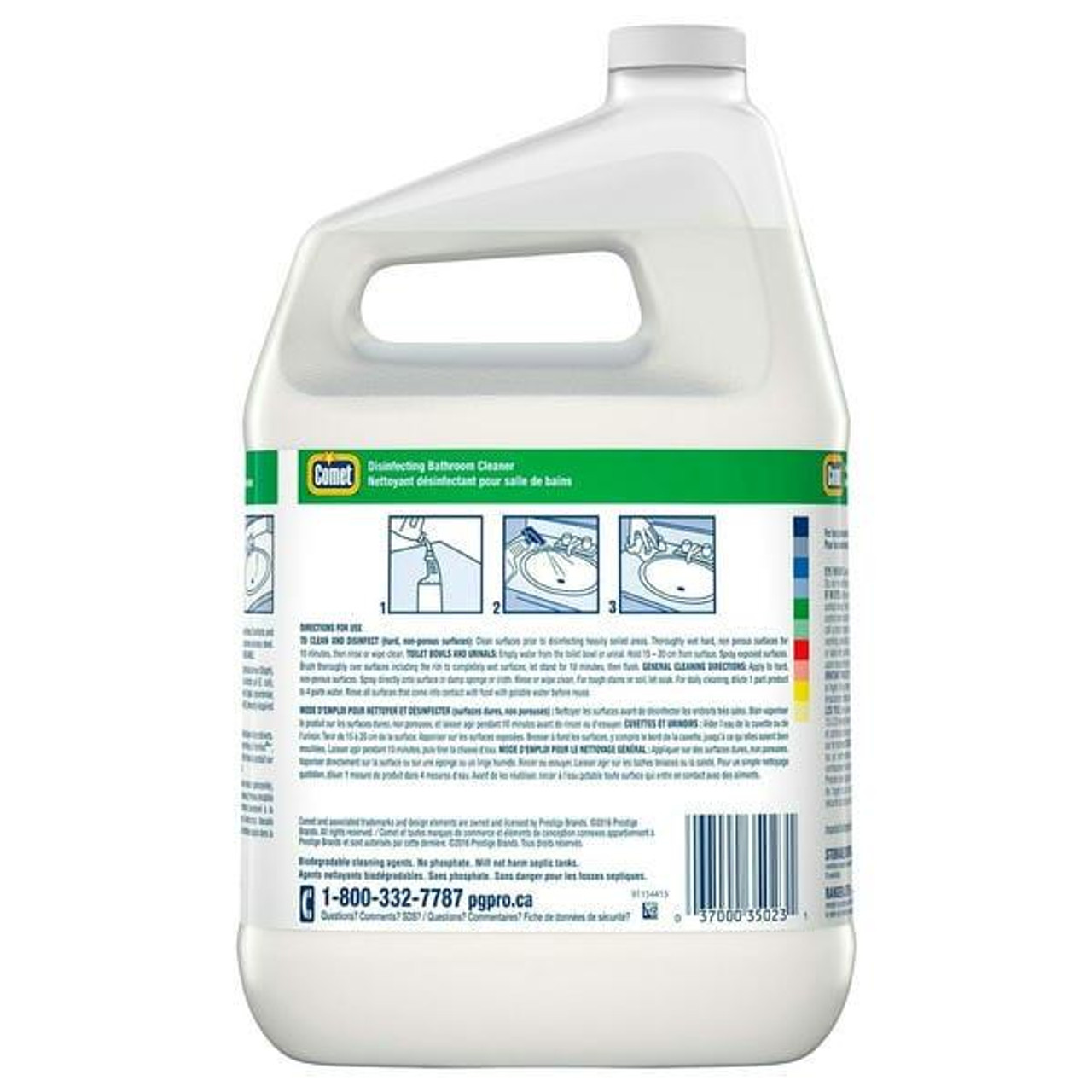  Comet Disinfecting Liquid Bathroom Cleaner, Concentrate Open Loop, 3.78L/1 Gallon (3/Case) 