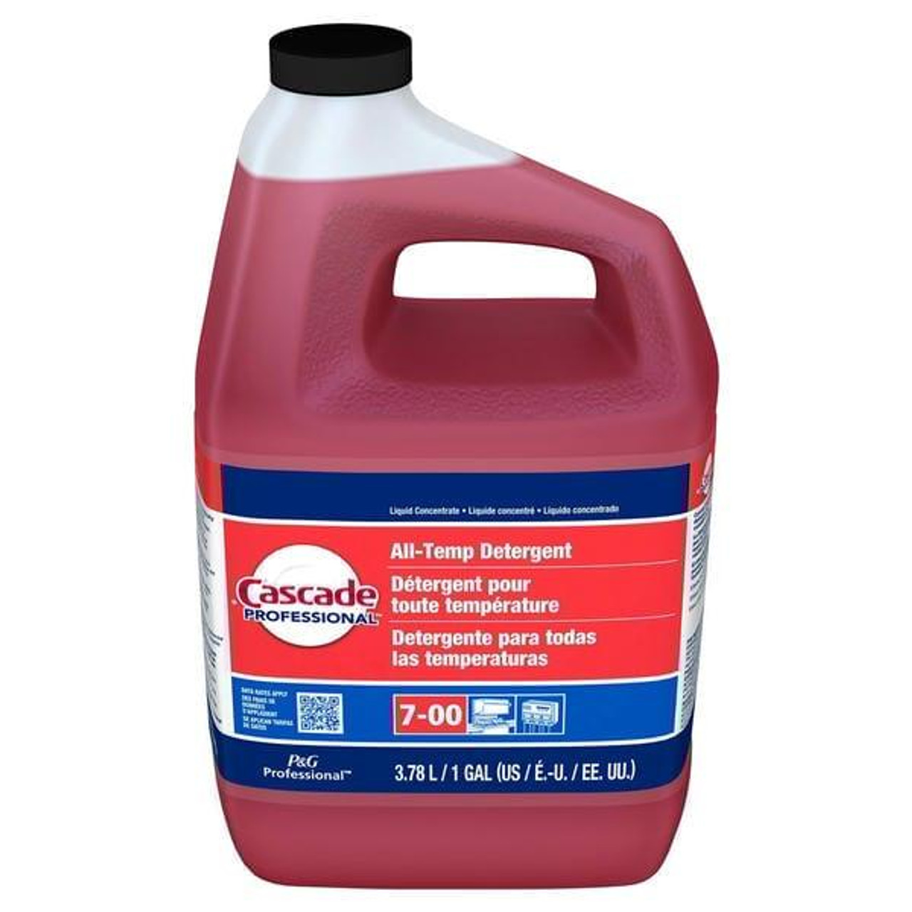 Cascades  Cascade Professional All-Temp Detergent, Concentrate Closed Loop, 3.78L/1 Gallon (2/Case) 