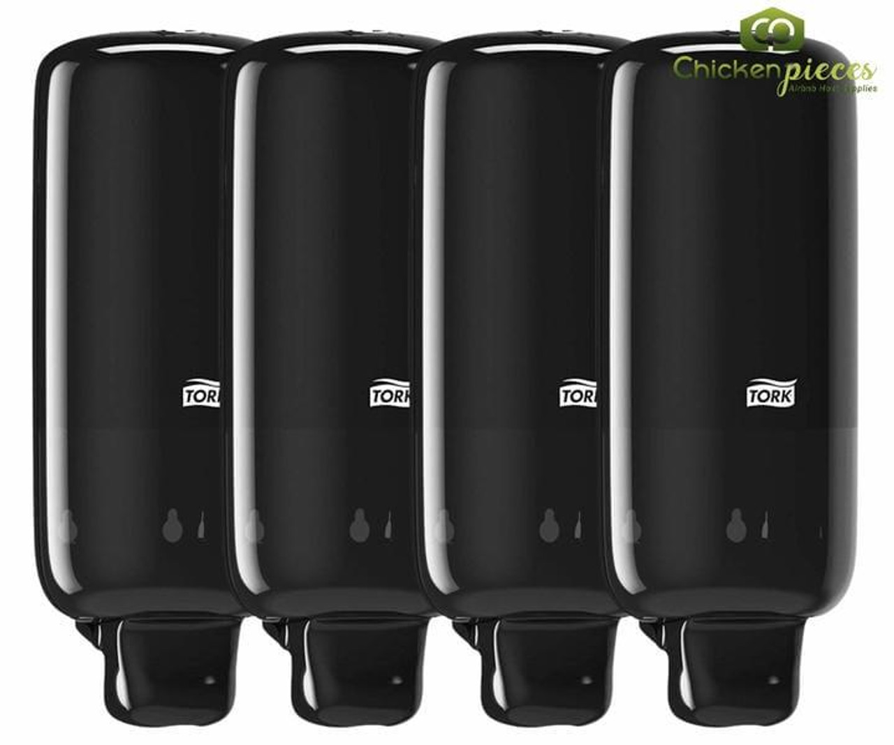 tork Tork® Elevation Manual Foam Soap Dispenser, Black 24 ml/12.8 oz (4/Case) 