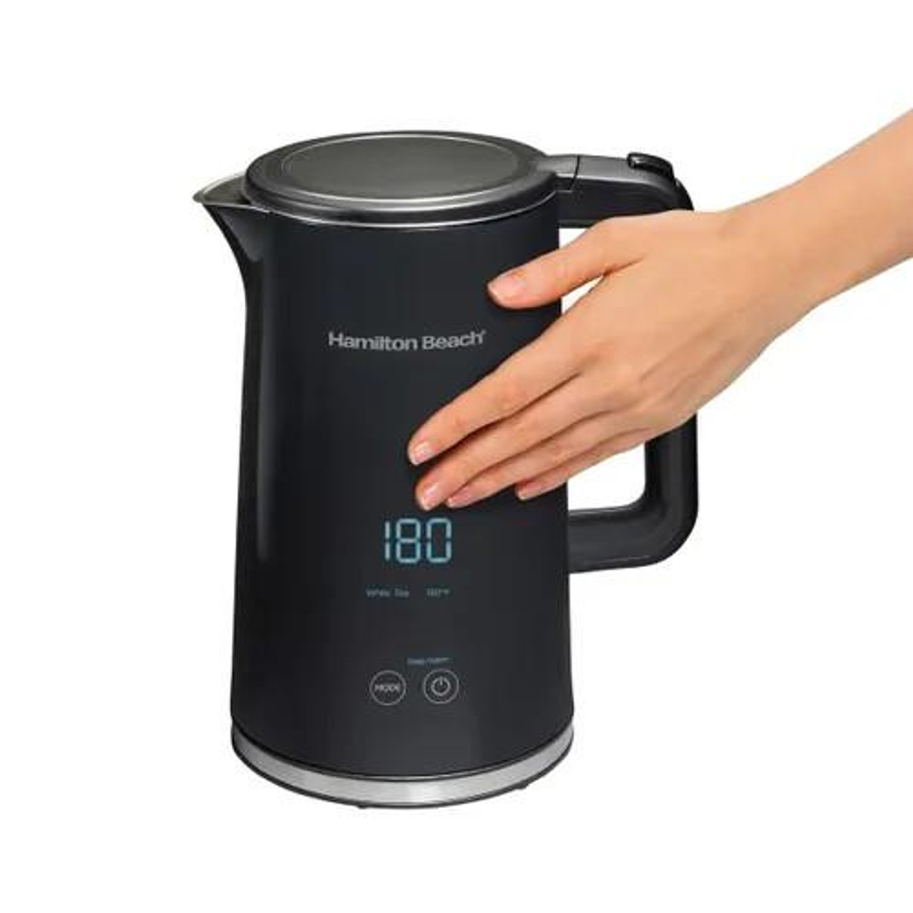  Hamilton Beach 1.7 L (1.8 qt.) Cool-Touch Digital Kettle 1.5 kg/3.4 lbs 