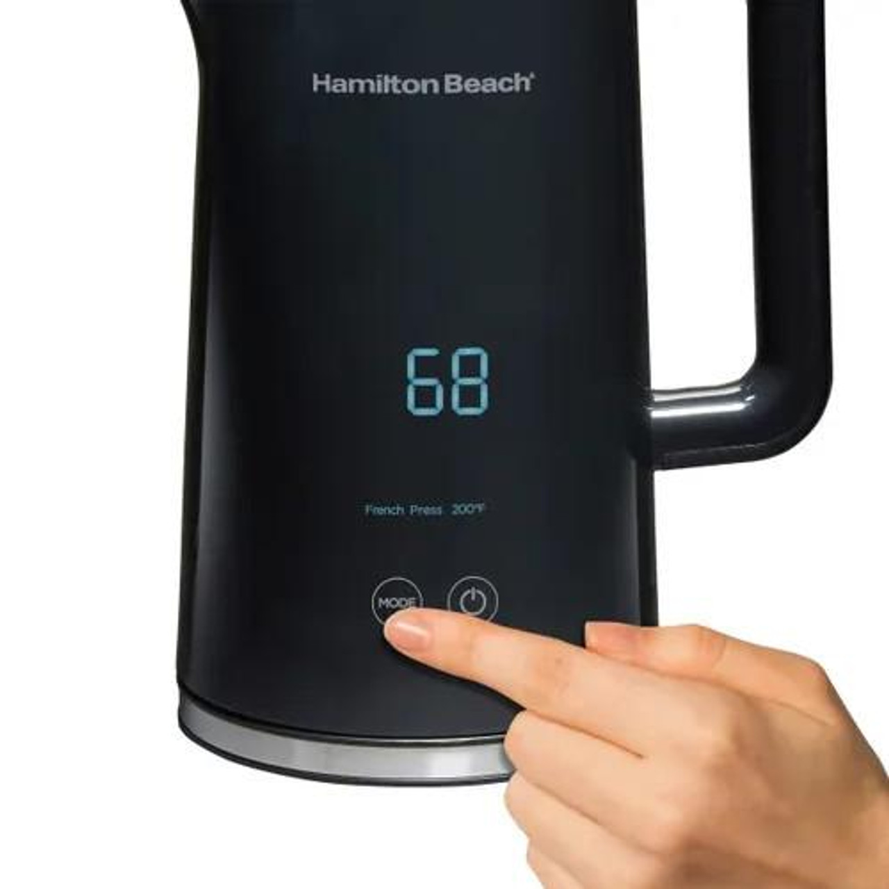  Hamilton Beach 1.7 L (1.8 qt.) Cool-Touch Digital Kettle 1.5 kg/3.4 lbs 