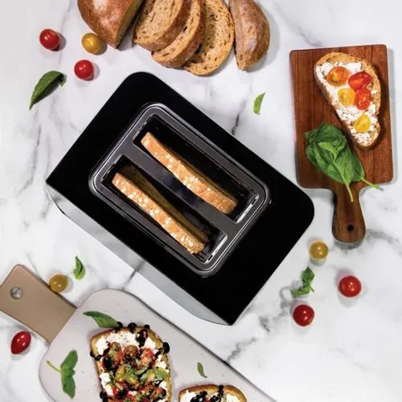  Inspirex 2 Slice Interactive Touchscreen Automatic Toaster 1.6 kg/3.53 lbs 