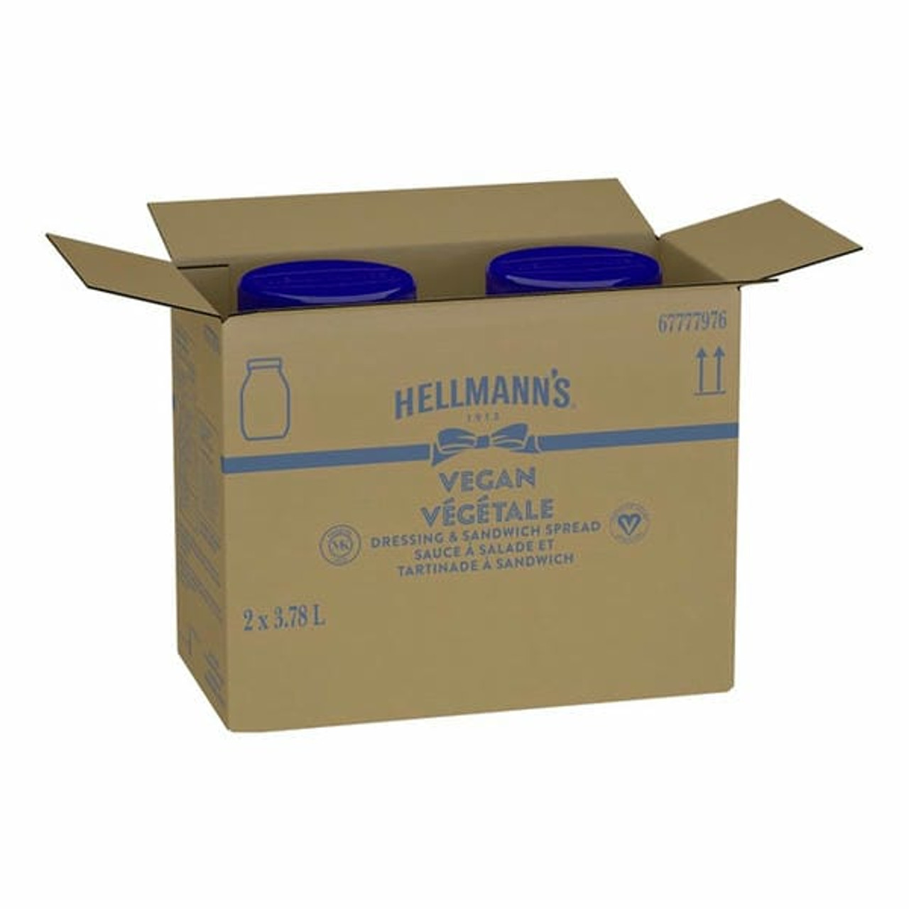 Hellmann's Mayonnaise, Vegan Bulk 3.78L | 2/CASE  | 50 CASES PER PALLET-(Total 100 Units) - chicken pieces