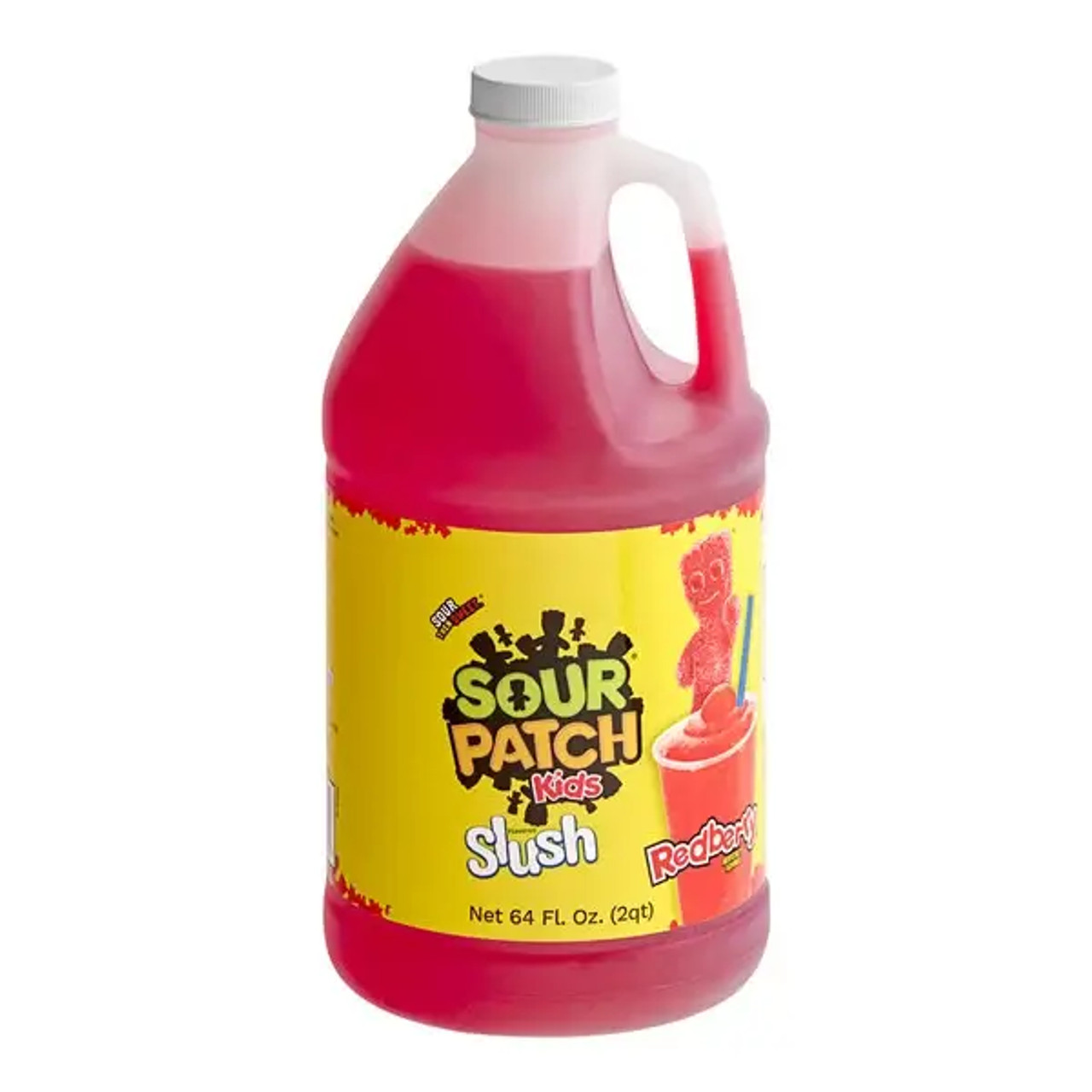 Sour Patch Kids Redberry Slushy Syrup, 5:1 Concentrate, 1.89L/64 oz, 6/Case, Pallet of 60 Cases (360 Units)-CHICKEN PIECES