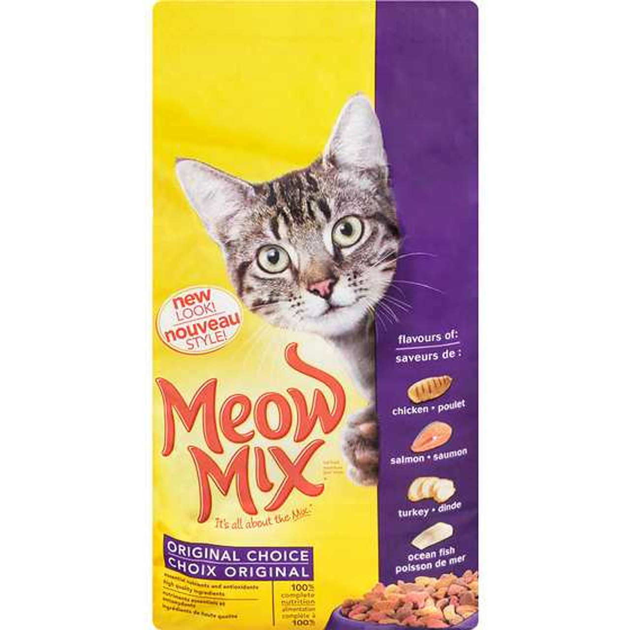 MEOW MIX Original Choice Cat Food 2 kg MEOW MIX Chicken Pieces