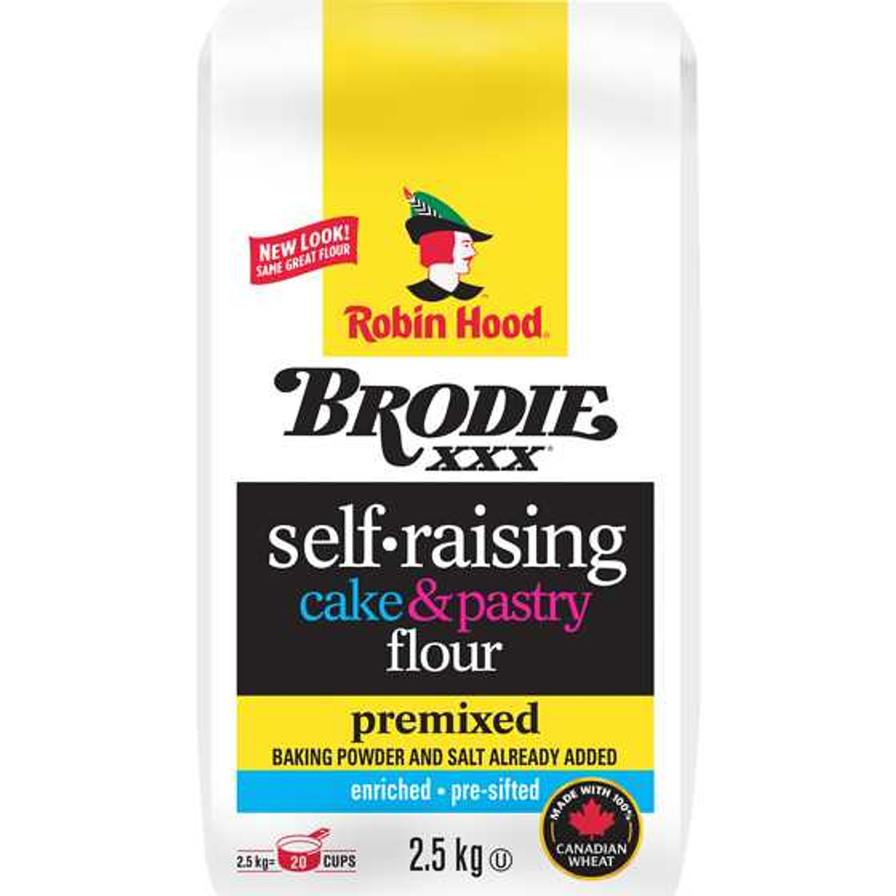 BRODIE Cake Pastry Self Raising Flour 2.5 kg