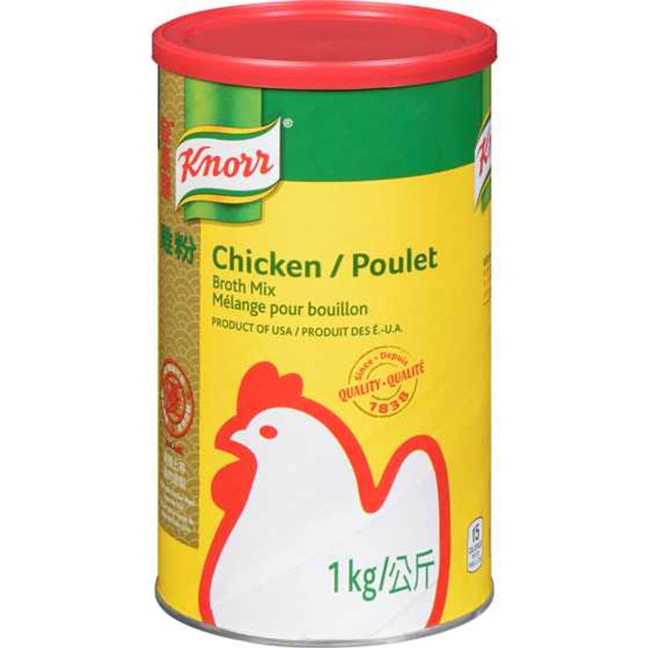 Knorr Bouillon de Volaille Déshydraté 1kg jusqu'à 50L