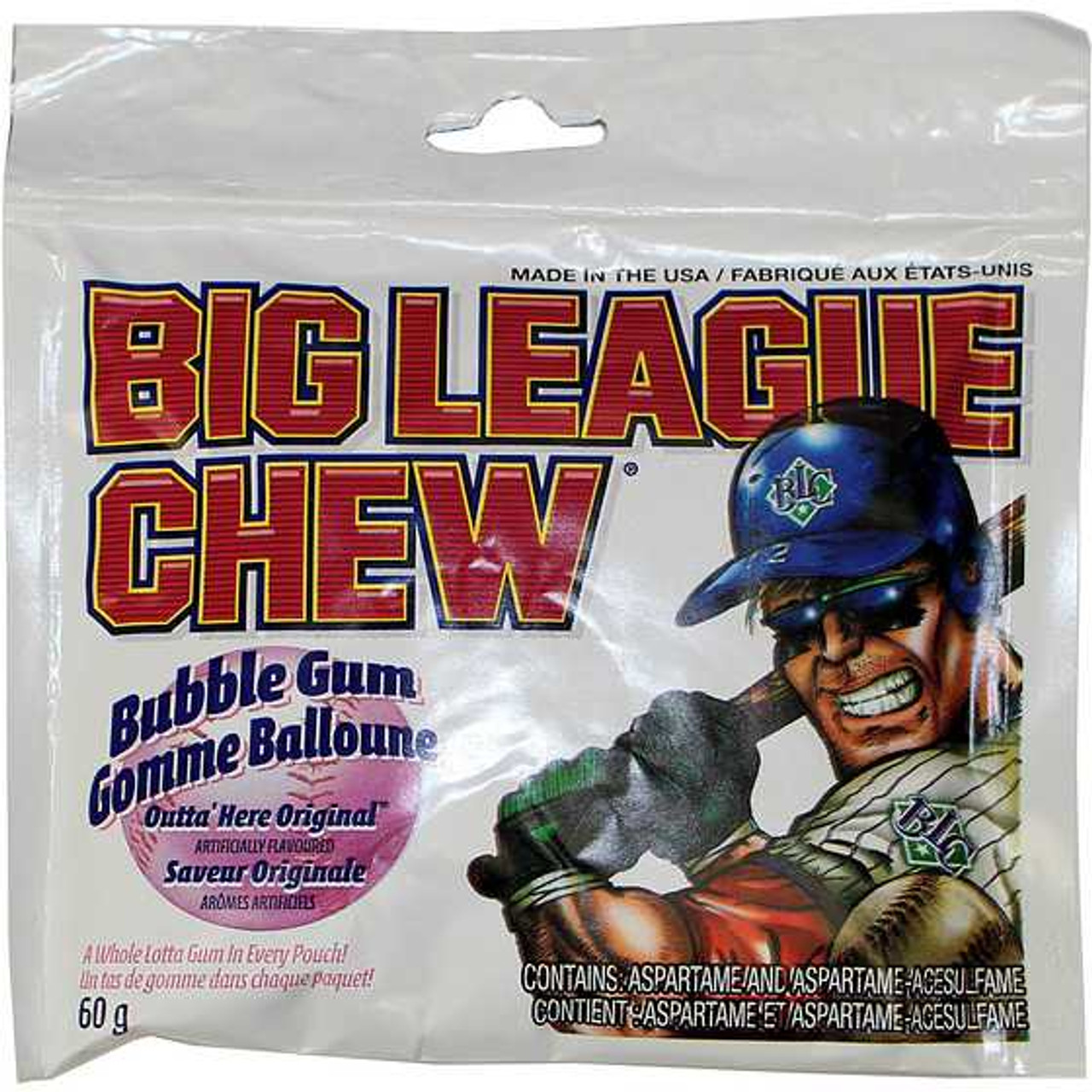 BIG LEAGUE CHEW Bubble Gum 12x60.0 g BIG LEAGUE CHEW Chicken Pieces