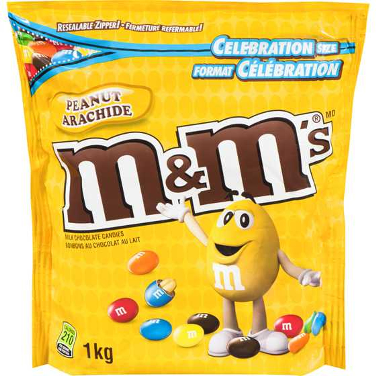 M&M's Peanut Chocolate Candy, 1.3 kg