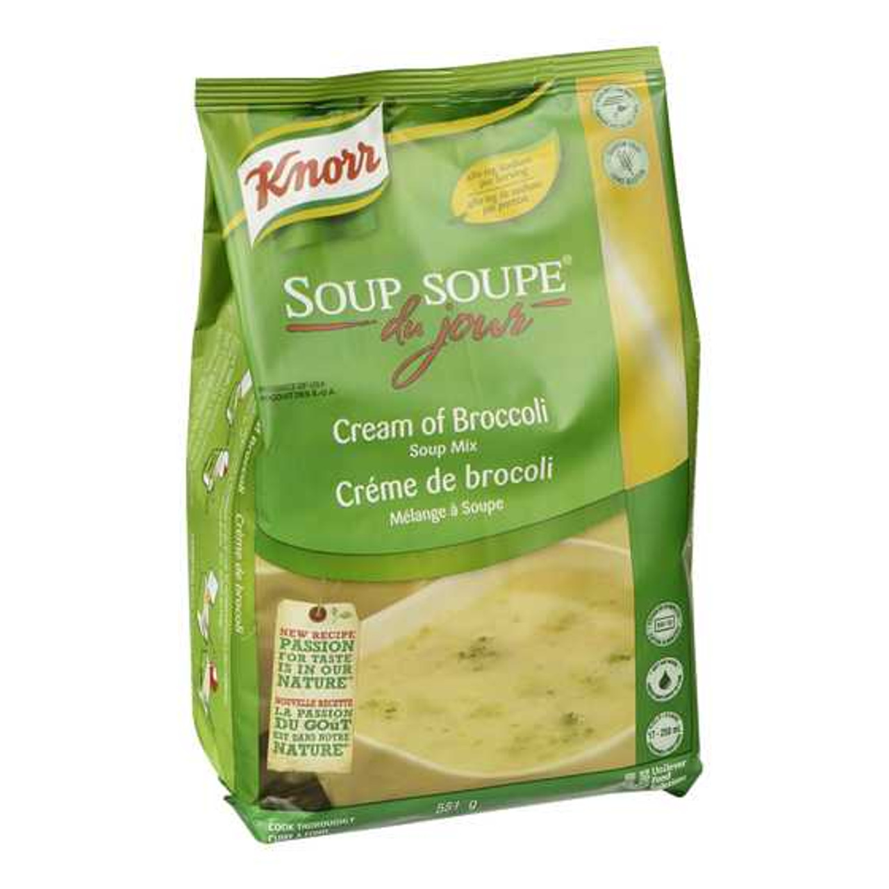KNORR Cream of Broccoli Soup Mix, Soup Du Jour 551 g KNORR Chicken Pieces