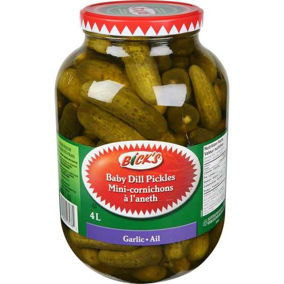 BICKS Baby Dill Pickles 4Litre