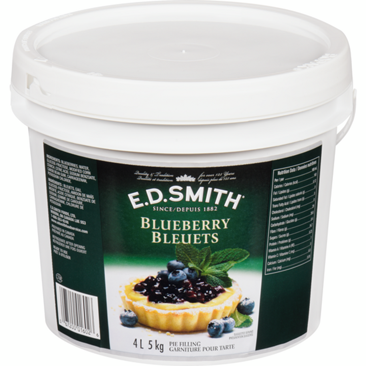 ED SMITH Pie Filling, Blueberry 5 kg