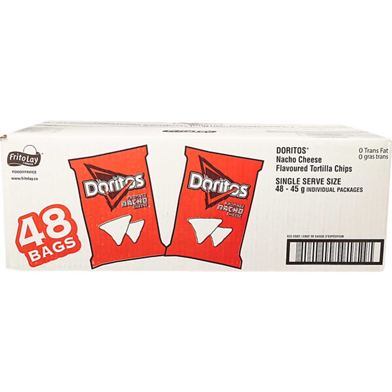 DORITOS Nacho Cheese, Vending Chips 48x45.0 g
