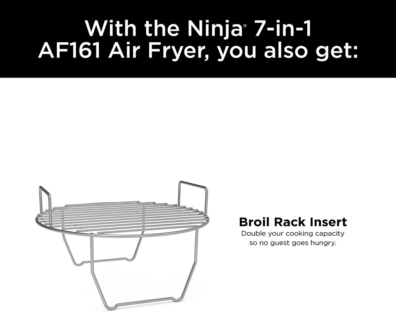 Ninja AF161 Max XL 7-IN-1 Air Fryer with 2 Qt Capacity