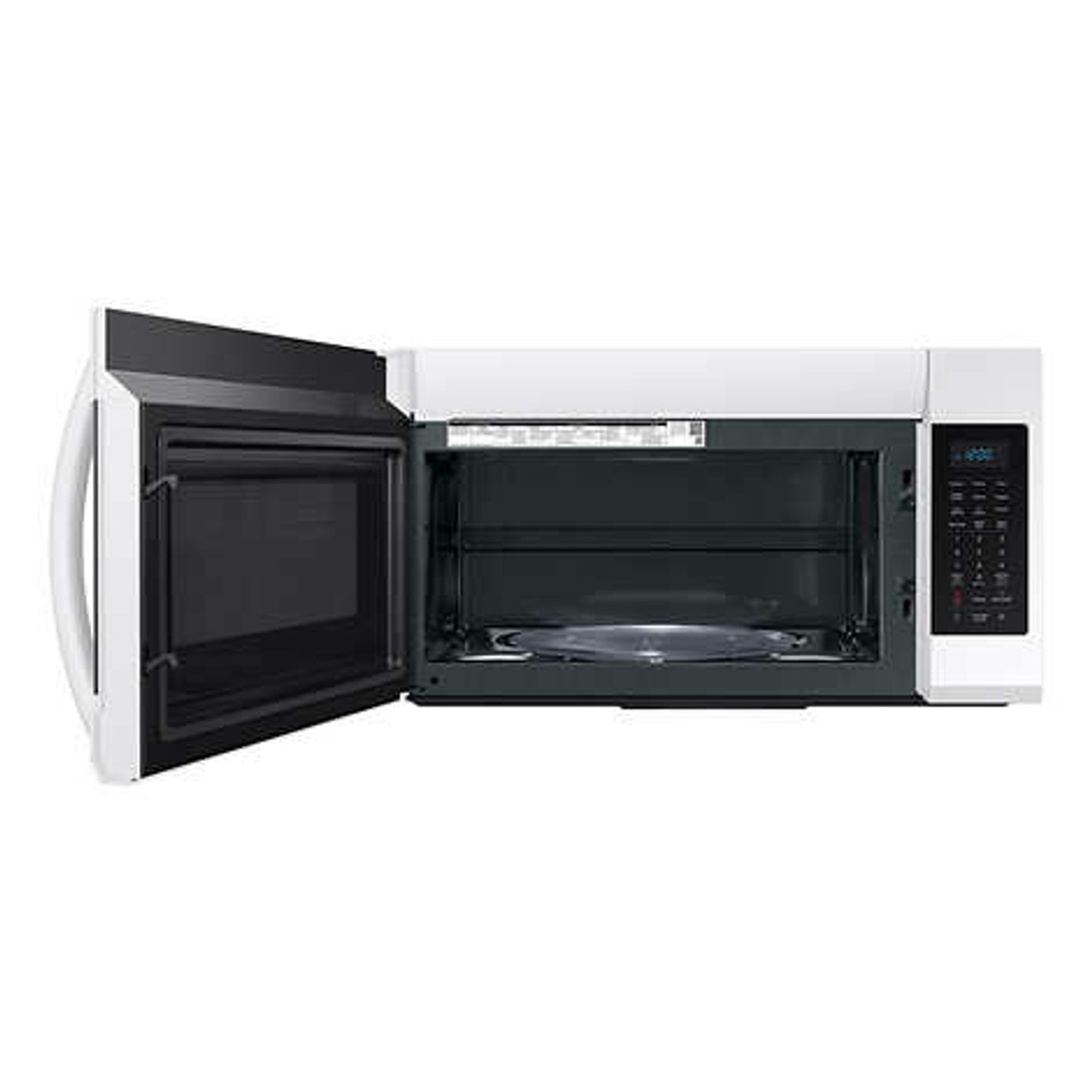 Samsung 1.9 cu. ft. White Over-the-Range Microwave - Compact Efficiency with Clean Aesthetics- Chicken Pieces