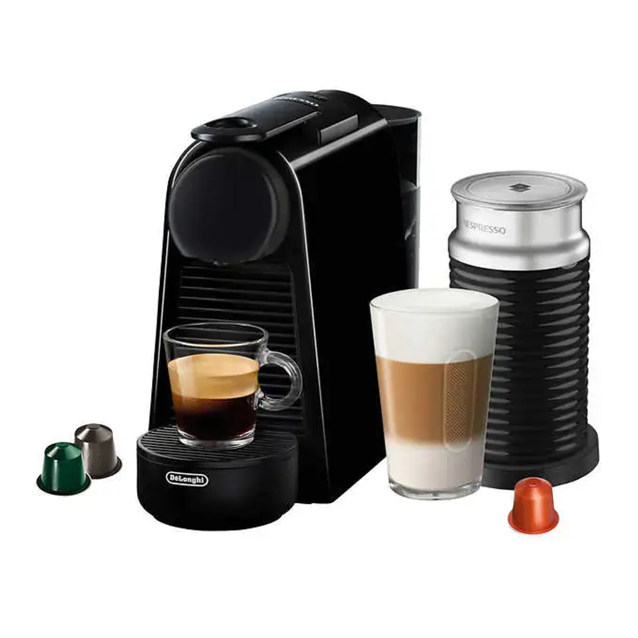 Essenza Mini Black Pod Coffee Machine, Nespresso