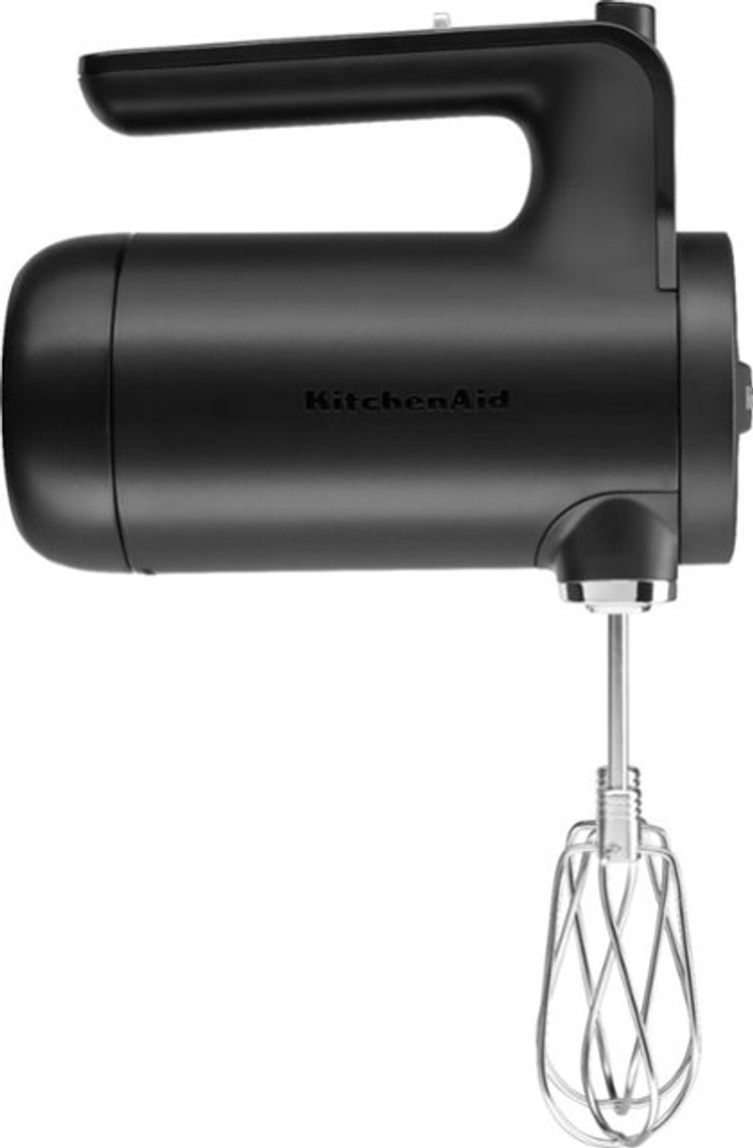 KitchenAid 7 Speed Cordless Hand Mixer, Black Matte