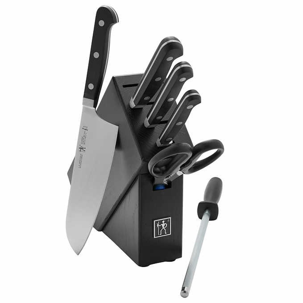 Henckels Christopher Kimball Special Edition Classic Forged Knife Set with Studio Knife Block, 7-piece